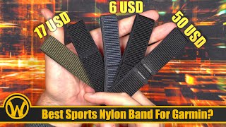 Garmin Sports Nylon Band Comparison  Which Is The Best Band [upl. by Olivann319]