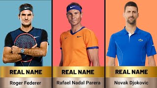 Comparison Roger Federer vs Nadal vs Novak Djokovic [upl. by Leen]