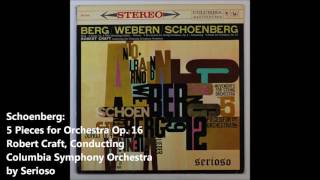 schoenberg 5 Pieces for Orchestra Op 16 [upl. by Gnauq]