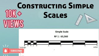 Constructing Simple Scales Practical Geography [upl. by Dercy]