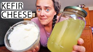 Milk Kefir Cheese and Why  How To Replace ALL Your Cultured Dairy  Fermented Homestead [upl. by Melisse]