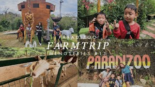 farmtrip vlog part 2 🚍 paradizoo tagaytay feeding farm animals educational tour [upl. by Tilly]