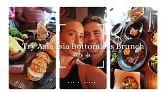 Try asia asia bottomless brunch  Dubai Marina ♡ [upl. by Kristine]