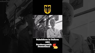 Bahnfahren in Uniform 1964🦅🇩🇪bundeswehr militär soldaten geschichte tradition brd armee [upl. by Amari130]