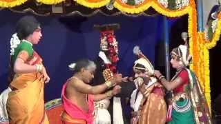 Yakshagana  Shri Devi Mahatme  6  Prajwal  Kateel  Yalaguppa  Padre  Nagaraj Hasya [upl. by Ahsimak]