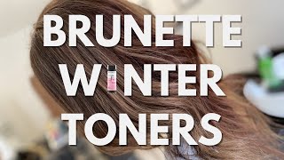 Winter Toners for Brunettes  Redken Shades EQ Hair Color Formulas  Daniella Benita [upl. by Walling]