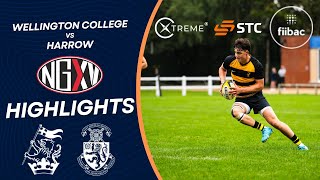 HIGHLIGHTS WELLINGTON COLLEGE vs HARROW  SCHOOLS RUGBY [upl. by La Verne]