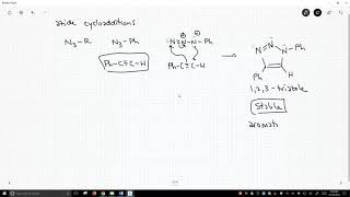 cycloadditions with azides [upl. by Deedee]