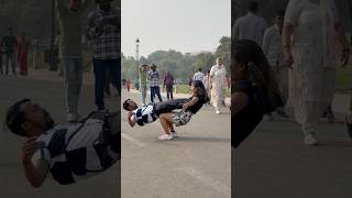 Public shock ho gyi shorts ytshorts gymnast parkour couplegoals [upl. by Anasxor]