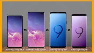 Galaxy S10e vs Galaxy S10 Plus vs Galaxy S9 vs Galaxy S9 Specs Reviev [upl. by Davies921]