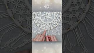 DIY Macrame Dream Catcher EASY Wall Decor [upl. by Riehl]