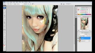 Michelle Phan Photoshop Anime Manipulation [upl. by Kcuhc]