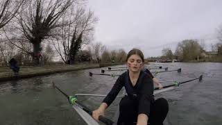 Torpids 2019 Saturday Div 3 Corpus W1 bump St Antonys [upl. by Sigismund]