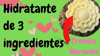 Cómo hacer HIDRATANTE SÓLIDA y vegana fácil con 3 INGREDIENTES aprender Cosmética natural MUY FÁCIL [upl. by Notsua650]