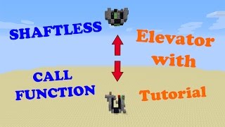 Shaftless Elevator With Call Function  Minecraft 111 [upl. by Euqinamod]