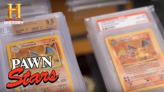 Pawn Stars Stacks of Pristine Charizard Pokemon Cards Season 14  History [upl. by Livingston150]