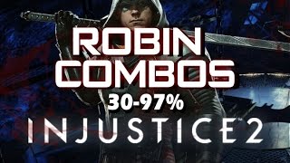 Injustice 2 Robin Combos 3097 PS4 [upl. by Kristine]