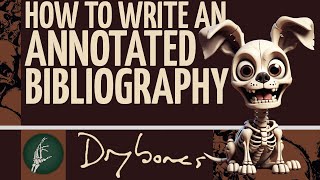 How to Write an Annotated Bibliography [upl. by Kappel]