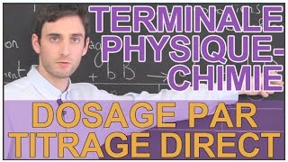 Dosage par titrage direct  PhysiqueChimie  Terminale  Les Bons Profs [upl. by Yme]