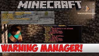 Minecraft Plugin Tutorial  Warning Manager [upl. by Nosraep]