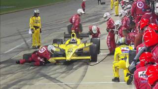 IndyCar Series Race at Chicagoland Highlights [upl. by Eeslehc490]