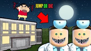 Shinchan Trapped in Horror Hospital in Roblox Tyro Gaming Green Gaming [upl. by Yur661]