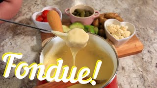 WHAT IS FONDUE How to Make Cheese Fondue at Home [upl. by Karlotte]