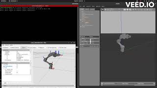 Forward Kinematics of OpenManipulatorX  Gazebo amp Rviz simulation [upl. by Anail886]