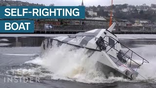 Stealth Boat Can Right Itself If It Capsizes [upl. by Oiramed]