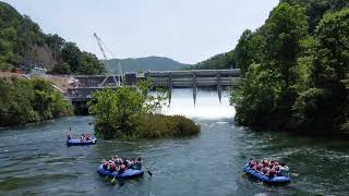 Wahoos Adventures Watauga River Whitewater Rafting [upl. by Stormy]