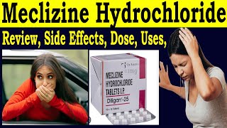 Meclizine Hydrochloride Tablets Uses in Hindi  Review meclizine 25 mg 125 mg  Side effects Dose [upl. by Cod]