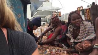 IFBB Pro Ryall Graber  Hanging with the Himba tribe women in Namibia [upl. by Bronk267]