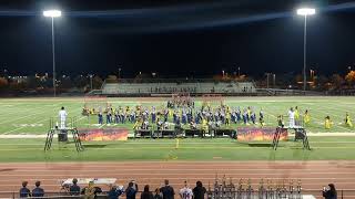 West Park Panthers Perform quotUPSIDE DOWNquot at Franklin Invitational Band Review 2024 [upl. by Dnomrej108]