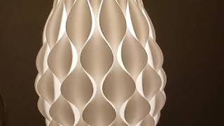 CRESTAS 3D PRINTED LAMPS BY RAFAEL RAMOS [upl. by Atlanta297]