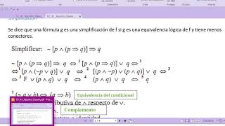 Tautologías  Simplificar [upl. by Zoeller]