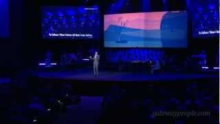 Michael OBrien sings Peters Song live from Gateway Church Easter 2013 [upl. by Eniotna]