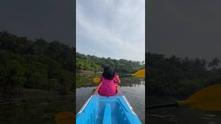 Kayaking at Khavane kayaks  Kayaking in kokan  ishq song reel kayak kayaking kokan vengurla [upl. by Launce]