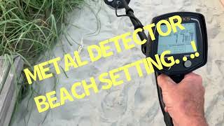 TEKNETICS SPECIAL EDITION METAL DETECTOR BEACH SETUP… [upl. by Chesney]