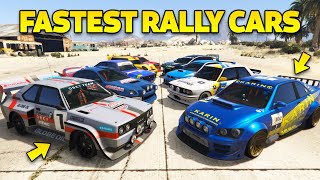 GTA 5 Online  Best Fully Upgraded Rally Cars  Fastest Rally Cars in GTA Online [upl. by Euphemie513]