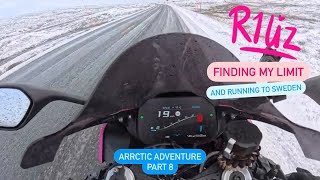 R1Liz  Finding my limit and running to Sweden Arctic to Alpine S1000RR Adventure Part 8 [upl. by Cadal]