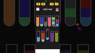 Water sort puzzle  Level 1446 [upl. by Ledah]