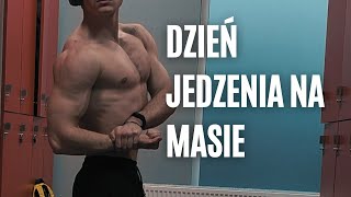 CAŁY DZIEŃ JEDZENIA NA MASIE 3200 KCAL [upl. by Wilkey]