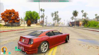 Koil Test The Drift System With A Default Civ Car In The Rain  NoPixel 40 [upl. by Noseyt]