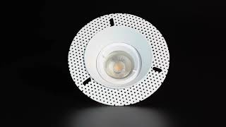 How To Use Ip65 Waterproof Downlight Led AntiGlare Trimless Downlight [upl. by Anaiad816]