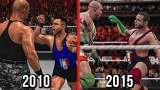 The Evolution Of Santino Marella Cobra Strike  Smackdown vs Raw 2011 To WWE 2K16 [upl. by Nelyk]