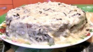 Торт с черносливом и орехами в мультиварке ★ выпечка торта с черносливом [upl. by Hairim]