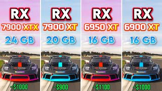 RX 7900 XTX vs 7900 XT vs 6950 XT vs 6900 XT  TESTED 10 GAMES [upl. by Ponce209]