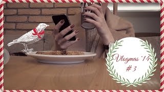 Vlogmas No3 OOTD Coffee beauty Products Fairy Lights [upl. by Ruford]