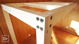 Loft Bed construction DIY  Build It Yourself 4K [upl. by Artied]