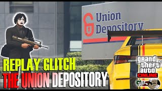 After New Update Replay Glitch The Union Depository Heist GTA Online Money Guide [upl. by Staffard736]